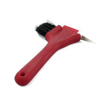 Cure-pied en plastique avec brosse et racloir Umbria Equitazione Cure-pied en plastique avec brosse et racloir Umbria Equitazione