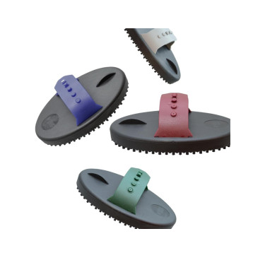 Brosse ovale en plastique doux Umbria Equitazione Brosse ovale en plastique doux Umbria Equitazione