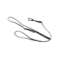 Martingale en cuir pour cheval Umbria Equitazione Noir