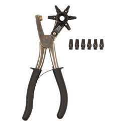 Perforatrice en cuir professionnelle en acier inoxydable Umbria Equitazione Perforatrice en cuir professionnelle en acier inoxydable Umbria Equitazione