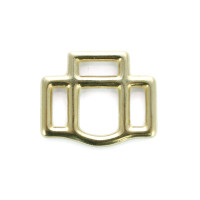 Boucle de licol solide carré 3 voies Umbria Equitazione Boucle de licol solide carré 3 voies Umbria Equitazione