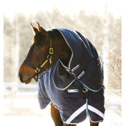 Couverture d'extérieur Horseware Rambo Duo 100g + liner 300g Marine / bleu ciel