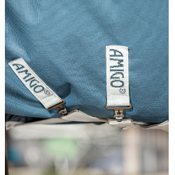 Couverture Horseware Amigo AmEco 12 Plus 100g Sarcelle / gris Bleu Couverture Horseware Amigo AmEco 12 Plus 100g Sarcelle / gris Bleu