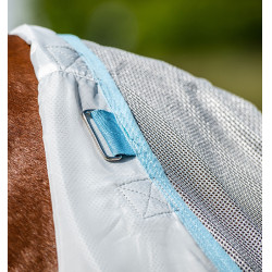 Couverture anti-mouches Horseware Amigo AmEco Bug Buster 0g Argent / bleu ciel Couverture anti-mouches Horseware Amigo AmEco Bug Buster 0g Argent / bleu ciel