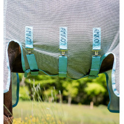 Couverture anti-mouches Horseware Amigo AmEco Bug Buster 0g Argent / bleu ciel Couverture anti-mouches Horseware Amigo AmEco Bug Buster 0g Argent / bleu ciel