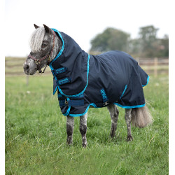 Couverture shetland Amigo Hero 6 Ripstop Petite Plus 200g Horseware Marine / bleu électrique
