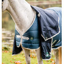 Liner Horseware 200g Eco Sarcelle eco print / gris Bleu