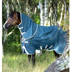Couverture Horseware Amigo AmEco 12 Plus 0g 1200D Sarcelle / gris Bleu