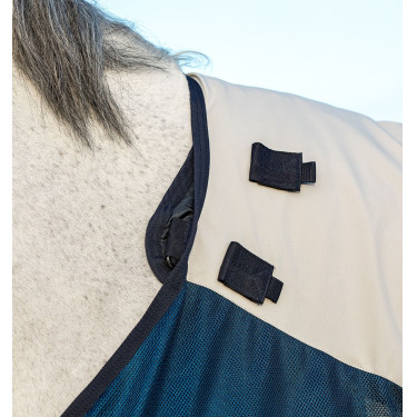 Couverture d'extérieur Horseware Rambo® Summer 0g disque avec doublure 100g 600D Marine / gris Bleu Couverture d'extérieur Horseware Rambo® Summer 0g disque avec doublure 100g 600D Marine / gris Bleu