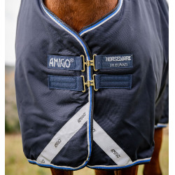 Couverture Horseware Amigo® Bravo 12 Original 250g 1200D Bleu marine Couverture Horseware Amigo® Bravo 12 Original 250g 1200D Bleu marine