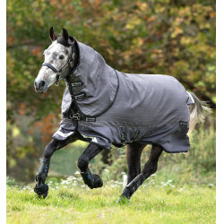 Couverture Horseware Amigo Bravo 12 Reflectech Plus 100g Gris / réfléchissant