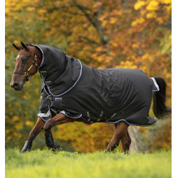 Couverture Horseware Amigo® Bravo 12 Plus 250g 1200D Noir Couverture Horseware Amigo® Bravo 12 Plus 250g 1200D Noir