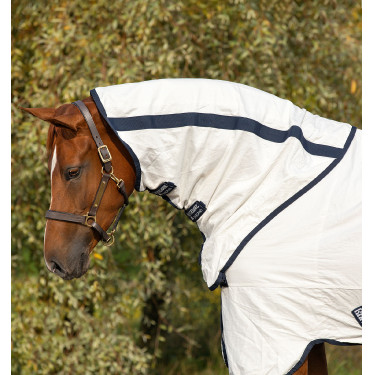 Couverture anti-mouches Rambo Natura Summer 0g avec couvre-cou Horseware Couverture anti-mouches Rambo Natura Summer 0g avec couvre-cou Horseware