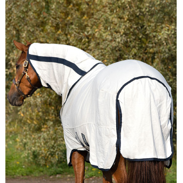 Couverture anti-mouches Rambo Natura Summer 0g avec couvre-cou Horseware Couverture anti-mouches Rambo Natura Summer 0g avec couvre-cou Horseware