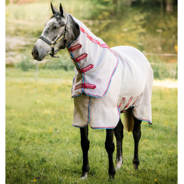 Couverture anti-mouches Horseware Rambo Protector avec disque Couverture anti-mouches Horseware Rambo Protector avec disque