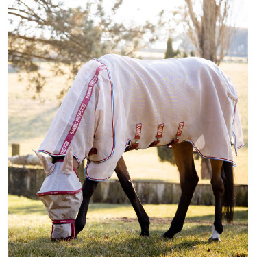 Couverture anti-mouches Horseware Rambo Protector avec disque Couverture anti-mouches Horseware Rambo Protector avec disque