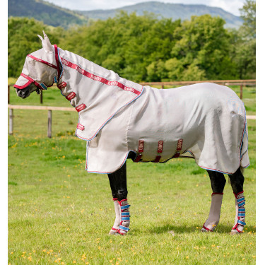 Couverture anti-mouches Horseware Rambo Protector avec disque Couverture anti-mouches Horseware Rambo Protector avec disque