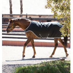 Couverture de marcheur Horseware Amigo 200g Noir / argent Couverture de marcheur Horseware Amigo 200g Noir / argent