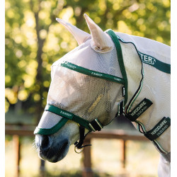 Masque anti-mouches Horseware Rambo Plus Beige / vert