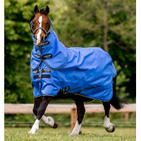 Couverture Horseware Amigo Hero Ripstop Plus 100g Bleu / marine / gris Couverture Horseware Amigo Hero Ripstop Plus 100g Bleu / marine / gris