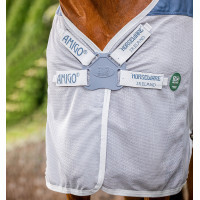 Couverture anti-mouches Horseware Amigo AmECO Combi 0g Sarcelle / gris Bleu