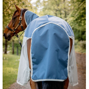 Couverture anti-mouches Horseware Amigo AmECO Combi 0g Sarcelle / gris Bleu Couverture anti-mouches Horseware Amigo AmECO Combi 0g Sarcelle / gris Bleu