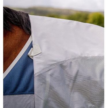 Couverture anti-mouches Horseware Amigo AmECO Combi 0g Sarcelle / gris Bleu Couverture anti-mouches Horseware Amigo AmECO Combi 0g Sarcelle / gris Bleu
