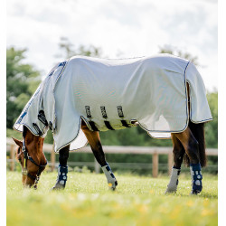 Guêtres anti-mouches Horseware Argent / bleu Guêtres anti-mouches Horseware Argent / bleu