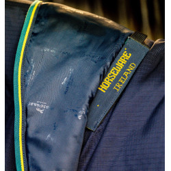 Couverture Horseware Rambo Duo Force 2.0 100 g avec liners 100 et 300 g Bleu marine / bleu sarcelle Couverture Horseware Rambo Duo Force 2.0 100 g avec liners 100 et 300 g Bleu marine / bleu sarcelle