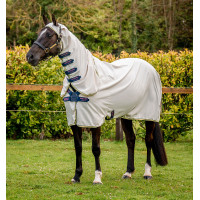 Couverture intégrale Horseware Amigo Ripstop Hoody 0g Blanc chalk / marine / rose Couverture intégrale Horseware Amigo Ripstop Hoody 0g Blanc chalk / marine / rose