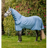 Couverture intégrale Horseware Amigo Ripstop Hoody 0g Blanc chalk / marine / rose Couverture intégrale Horseware Amigo Ripstop Hoody 0g Blanc chalk / marine / rose