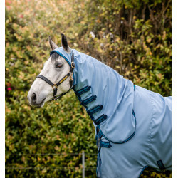 Couverture intégrale Horseware Amigo Ripstop Hoody 0g Bleu azure / marine / bleu électrique Couverture intégrale Horseware Amigo Ripstop Hoody 0g Bleu azure / marine / bleu électrique