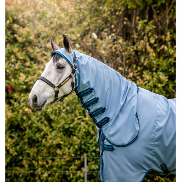 Couverture intégrale Horseware Amigo Ripstop Hoody 0g Bleu azure / marine / bleu électrique Couverture intégrale Horseware Amigo Ripstop Hoody 0g Bleu azure / marine / bleu électrique
