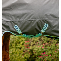 Couverture Horseware Amigo Hero Ripstop 50g Gris shadow / bleu haze / marine