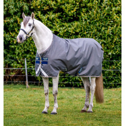 Couverture Horseware Amigo Bravo 12 Original 100g Gris shadow / marine / lime Couverture Horseware Amigo Bravo 12 Original 100g Gris shadow / marine / lime