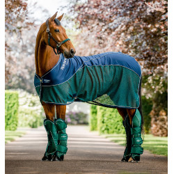 Chemise séchantes Horseware Signature Sport Cooler Marine / vert chasseur Multi-couleurs