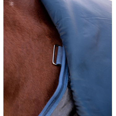 Couverture Horseware Rhino HexStop Plus Turnout 0g Gris / indigo / marine Couverture Horseware Rhino HexStop Plus Turnout 0g Gris / indigo / marine