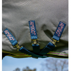 Couverture Horseware Amgio 1200D Plus Turnout Bundle 50g 100g et 200g Ombre sombre / marine / rose Gris Couverture Horseware Amgio 1200D Plus Turnout Bundle 50g 100g et 200g Ombre sombre / marine / rose Gris