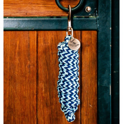 Longe Horseware Signature Marine / brume bleu Motifs