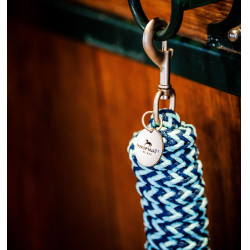 Longe Horseware Signature Marine / brume bleu Motifs