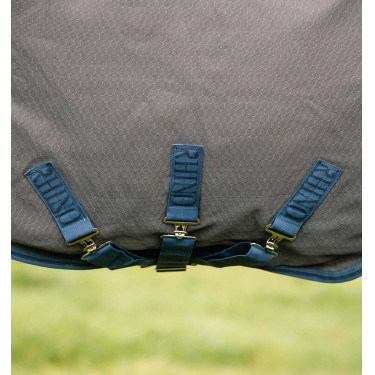 Couverture Horseware Rhino Hexstop Plus Turnout 100g Gris / indigo / marine