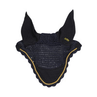Bonnet pour chevaux Derby en coton Marine / or / marine Bleu marine Bonnet pour chevaux Derby en coton Marine / or / marine Bleu marine