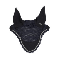 Bonnet pour chevaux Derby en coton Marine / argent / marine Bleu Bonnet pour chevaux Derby en coton Marine / argent / marine Bleu