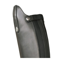 Bottes d'équitations Derby avec Lacets et Zip à l'arrière Noir Bottes d'équitations Derby avec Lacets et Zip à l'arrière Noir