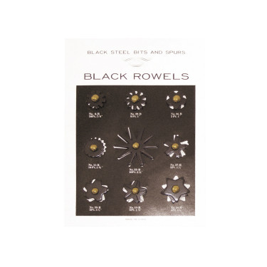 Carte Rowels noir Grande taille Carte Rowels noir Grande taille