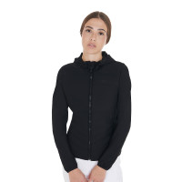 Doudoune femme en mélange technique Equestro Noir