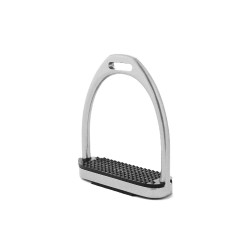 Étriers aluminium semelles en caoutchouc 10 cm Umbria Equitazione