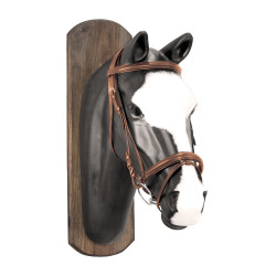 Filet Derby avec rênes en coton Cognac Marron