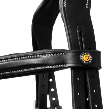 Filet en cuir souple cousu Equestro Filet en cuir souple cousu Equestro