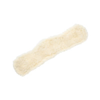 Fourreau de sangle classique en gel et fausse peau de mouton Acavallo Blanc Fourreau de sangle classique en gel et fausse peau de mouton Acavallo Blanc